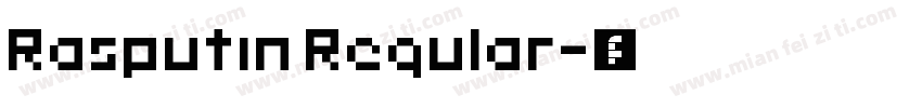 Rasputin Regular字体转换